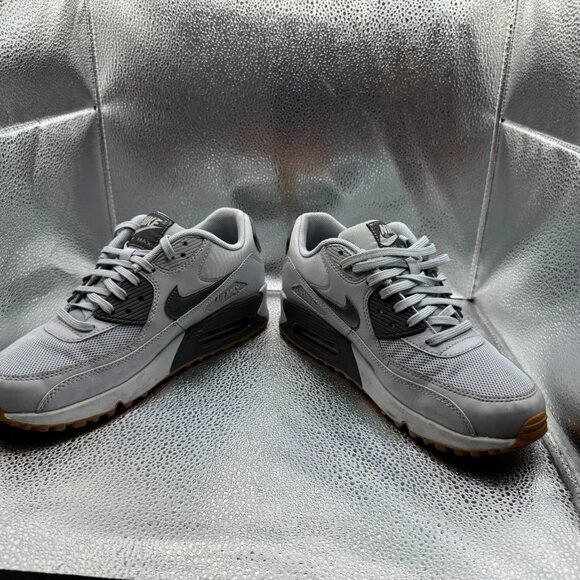 Size 8 Nike Air Max 90 Essential Wolf Gray Gum Athletic Sneakers 616730-024‎ - Picture 5 of 11